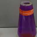 Lava Lite 21250400US2125 Lava The Original Silver Base Lamp with Yellow Wax in Purple Liquid, 14.5", Yellow/Purple