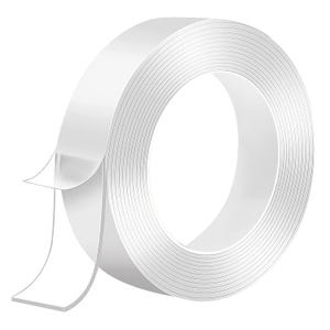 6 x Double Sided Tape Heavy Duty, Nano Double Sided Sticky Adhesive Tape, Clear Mounting Tape Picture Hanging Strips, Removable Wall Tape