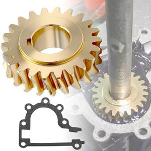 Ohoho 51405MA Brass Worm Gear Compatible with Craftsman 2 Stage Snowblowers 204167 536886540 601002109 536886180 8 Hp 536886110 22" 107889650