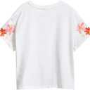 Desigual Girls' Ts_CRIS (White), Size 3/4