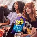 Takis Blue Heat Rolled Tortilla Chips, Hot Chili Pepper Flavored, Multipack Box with 14 Bags of 9.9 Ounces (EXP 05/25/26)