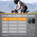 Braventure Bike Gloves for Women Cycling: Light Weight Half-Finger Cycling Gloves with Anti-Slip Shock-Absorbing Pad