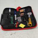 Soldering Iron Kit, 60W Soldering Iron, 5 Soldering Iron Tips, 21-in-1 Adjustable Temperature, Solder Wire, Stand, Desoldering Pump, Soldering Welding Iron Kit for Electronics Hobby DIY 110V US Plug