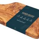 Olive Wood Cutting Board Handmade Olivewood Charcuterie & Serving Board Natural, Durable, Premium Kitchen & Gift Idea 11.8"
