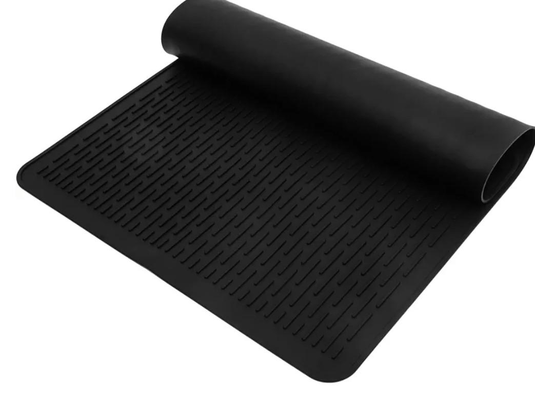 Unomor Silicone Sink Versatile Drying Mat for Kitchen Sink Lightweight and Easy to Store for Protecting Dishes and Countertops