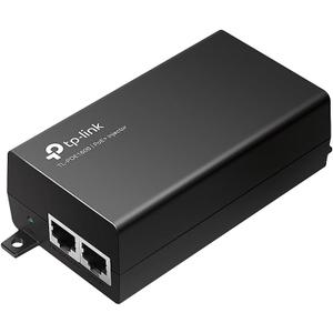 TP-Link TL-PoE160S | 802.3at/af Gigabit PoE Injector | Non-PoE to PoE Adapter | Supplies PoE (15.4W) or PoE+ (30W) | Plug & Play | Desktop/Wall-Mount | Distance Up to 328 ft. | UL Certified, Black