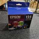 EPSON 125 DURABrite Ultra Ink Standard Capacity Color Combo Pack (T125520-S) Works with Stylus NX-125, NX-127, NX-130, NX-230, NX-420, NX-530, NX-625, WorkForce WF-320, WF-323, WF-325, WF-520