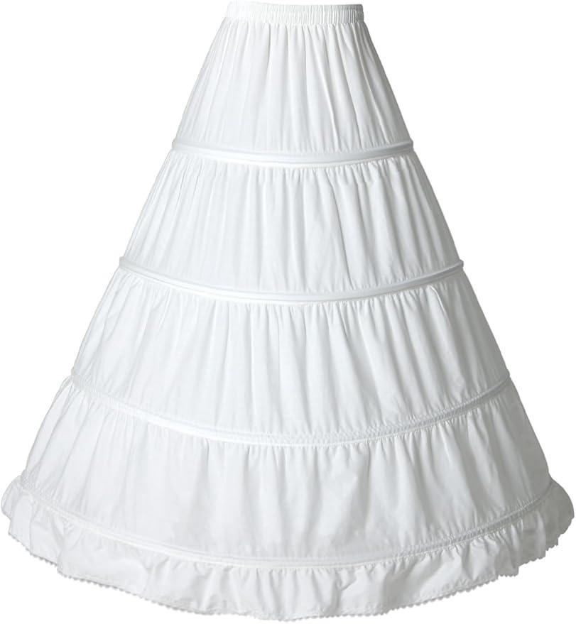 4 Hoops Bustle Costume Crinoline Pannier Petticoat Cosplay Underskirt 
BEAUTELICATE Hoop Petticoat For Women Bridal A-line Crinoline Underskirt Slip Wedding Ball Gown Dress
 M