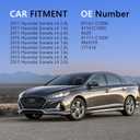 2 Pcs Front Bonnet Hood Lift Support Struts Gas Springs Shock Replacement for Hyundai Sonata 2015-2017, Bonnet Hood Shocks Struts Replaces 81161-C1000 81171-C1000 6020 371418 941221 PM3570