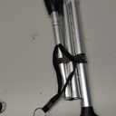 HEALTHBAZAAR All Terrain Walking Cane for Men & Women, Lightweight, Foldable, Adjustable, Shock Absorption, Collapsible, Air Cushion Cane Tip Walking Stick for Seniors & Adults (Sliver)