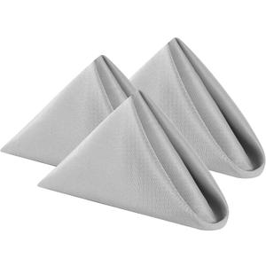 Cloth Napkins 17x17 inch Washable Polyester Dinner Napkins Soft Table Napkins for Wedding Party Dining Banquet(13PCS)