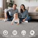 YDKGL Washable Runner Rug 3x5 Jute Like Entryway Indoor Runner Mat Rugs Non Slip, Woven Soft Farmhouse Area Boho Floor Carpet for Hallway Kitchen Laundry Hall Backdoor Bedroom Living Room, Grey