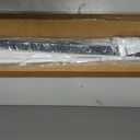 LazBlinds No Drill Blackout Vinyl Mini Blinds, White 34"x48"