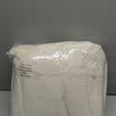 MYSKY HOME Boho Couch Cover Beige Sofa Covers with White Tassel Farmhouse Sofa Slipcover Simple Couch Protector for Dogs Chenille Sectional Couch Covers L Shaped Couch Cushion Covers, 91"x 134"