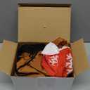 ROCEEI Christmas Inflatable Car Decoration Christmas LED Lights Decoration Xmas Blow Up Decor for Xmas Holiday Car Accessories(Red Hat Gingerbread Man)