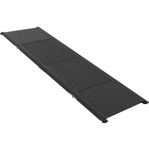 Dog Car Ramp for Large Dogs, Foldable Dog Steps Aluminum Dog Ramps, Dog Stairs with Nonslip Surface for High Beds, Trucks, Cars and SUV, Supports up to 240 lbs (67'' L x 17'' W)
