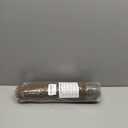 BEQHAUSE Dirt Trapper Door Mat 17" x 30" Half Circle Non-Slip Washable Doormats Entrance Rugs Absorbent Welcome Low Profile Floor Mats for Front Back Door and Entryway, Brown (Semicircular)