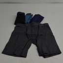 Pair of Thieves Men’s Long Boxer Briefs – Soft, Breathable, Quick Dry Underwear with 4-Way Stretch – Multi-Pack M