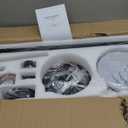 Fanbulous 72 Inch Large Ceiling Fans with Lights, Farmhouse Ceiling Fan with Light and Remote, Dual Finish 8 Blades, Reversible DC Motor,3 CCT, 6 Speed, Modern Ceiling Fan for Living Room Patio, Black