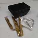 funsky Baskets For Gifts Empty, 5 Pk Black Empty Gift Baskets To Fill, Sturdy Cardboard Tray With Handles, Large Gift Baskets Empty Bulk For Beautiful Gifts, Christmas, Easter, Halloween