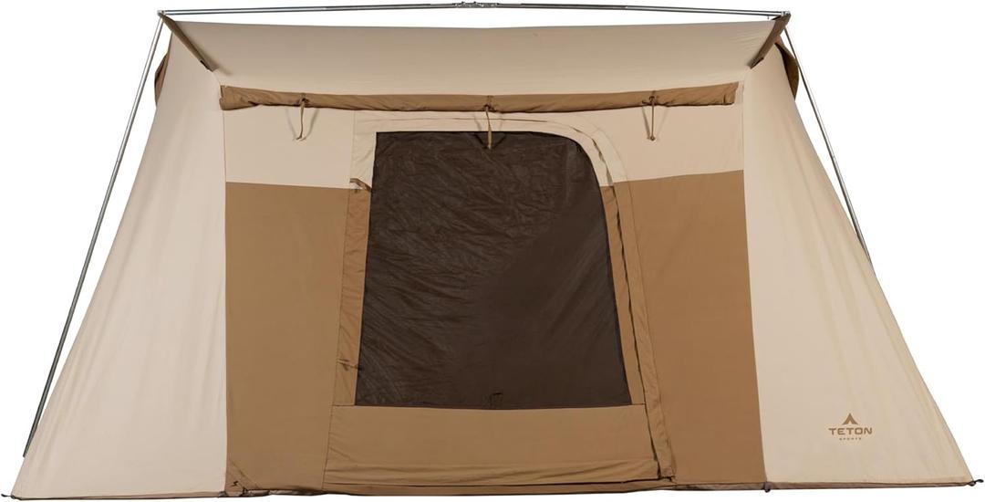 Teton Mesa 14 Canvas Tent, Tent for Family Camping in All Seasons, The Right Shelter for Your Base Camp, Waterproof