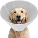 Soft Dog Cone Collar to Stop Licking After Surgery, Mesh Breathable Pet Recovery Collar for Large Medium Dogs, Elizabethan Cone Alternative(XXL)