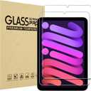 ProCase 2 Pack Screen Protector for iPad Mini 7 (A17 Pro) 2024 & Mini 6 2021 8.3 inch, Tempered Glass for iPad Mini 7th/6th Generation A2993 A2995 A2996, Case Friendly -Clear