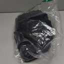 Round Spandex Tablecloth, Elastic Fitted Waterproof Tablecloths for 45"-56" Tables, Stretch Washable Picnic Table Cover for Camping, Dining, Indoor and Outdoor, Black