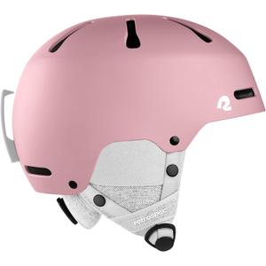 Retrospec Comstock Ski Helmet - Snowboard Helmet for Adults & Youth - Adjustable Fit Snow Helmet with Protective Shell and Breathable Vents for Men, Women, Boys & Girls (Youth: 52-55cm, Matte Rose)