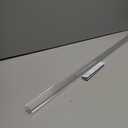 2PCS Shower Door Bottom Seal Strip, Clear PVC, 39" Length, Fits 10mm Thick Glass, Prevents Leaks & Water Damage, Easy Installation, No Adhesive Required (Clear, 39in for 3/8"(10mm) Door)