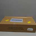 Mail and Key Holder  Wall Mount Key Hanger with Shelf and 7 Metal Hooks  Decorative Natural Paulownia Wood Entryway Organizer with Mounting Hardware (16.5W x 8.7H x 3.5D) (Black)