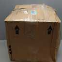 IRIS USA Cat Litter Box, Top Entry with Scoop, Large Cat Enclosure, Kitty Box, with Litter Catching Lid, Black/Gray