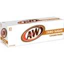 2 x A&W Cream Soda Zero Sugar, 12 fl oz cans, 12 pack