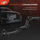 A-Premium Engine Water Coolant Hose Pipe Compatible with Audi Q7 2011-2015, S4 2010-2012, S5 2010-2011, 3.0L