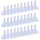WARMBUY Mini Clear Plastic Funnels, 30 Pack