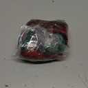 SARLA 2PCS Burgundy Messy Hair Bun Hair Pieces Wavy Curly Synthetic Updo Fake Scrunchies Ponytail Extension for Women Wine Red