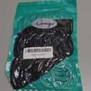 50PCS Black Hair Ties for Women, Cotton Seamless Hair Bands, Elastic Ponytail Holders, No Damage for Thick Hair, 2 Inch in Diameter, by Qarwayoc