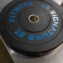 Fitvids Olympic Bumper Plates Set of 2, 2" Weight Platesfor Strength Training & Weightlifting, 45LB