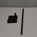 Adhesive Black Towel Bar 9-inch, Stick On Bath Towel Rack, Hand Towel Holders, No Drilling on Wall - Black