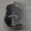 MLVOC Travel Pillow 100% Pure Memory Foam Neck Pillow, Comfortable & Breathable Cover, Machine Washable, Airplane Travel Kit with 3D Contoured Eye Masks, Earplugs, and Luxury Bag, Standard (Black)