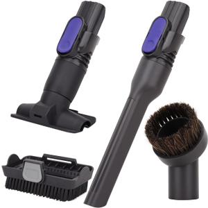 IX141 Vacuum Replacement Attachments for Shark Cordless Vacuums Ix141 Iz462h Iz483h Iz363ht Iz361h Iz163h Iz362h Removable Two-in-one Crevice Tool Brush for D-Shaped Vacuum