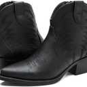 GLOBALWIN Women's Western Boots Ankle Cowboy Boots For Women Size 6