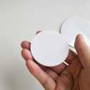 20PCS White Acrylic Round Circle, White Acrylic Round Disc, Round Sheet, Lucite Circle Round Disc 1/8" Thick (White, 2")