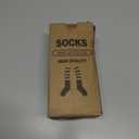 EBMORE Mens Slipper Fuzzy Socks Winter Cozy Fluffy Cabin Warm Fleece Soft Comfy Thick Non Slip Home Socks (Dark Grey)