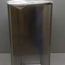 SIMPLI-MAGIC 50 Liter / 13.2 Gallon Soft-Close, Smudge Resistant Trash Can with Foot Pedal and Built in Filter- Stainless Steel, Sleek Finish