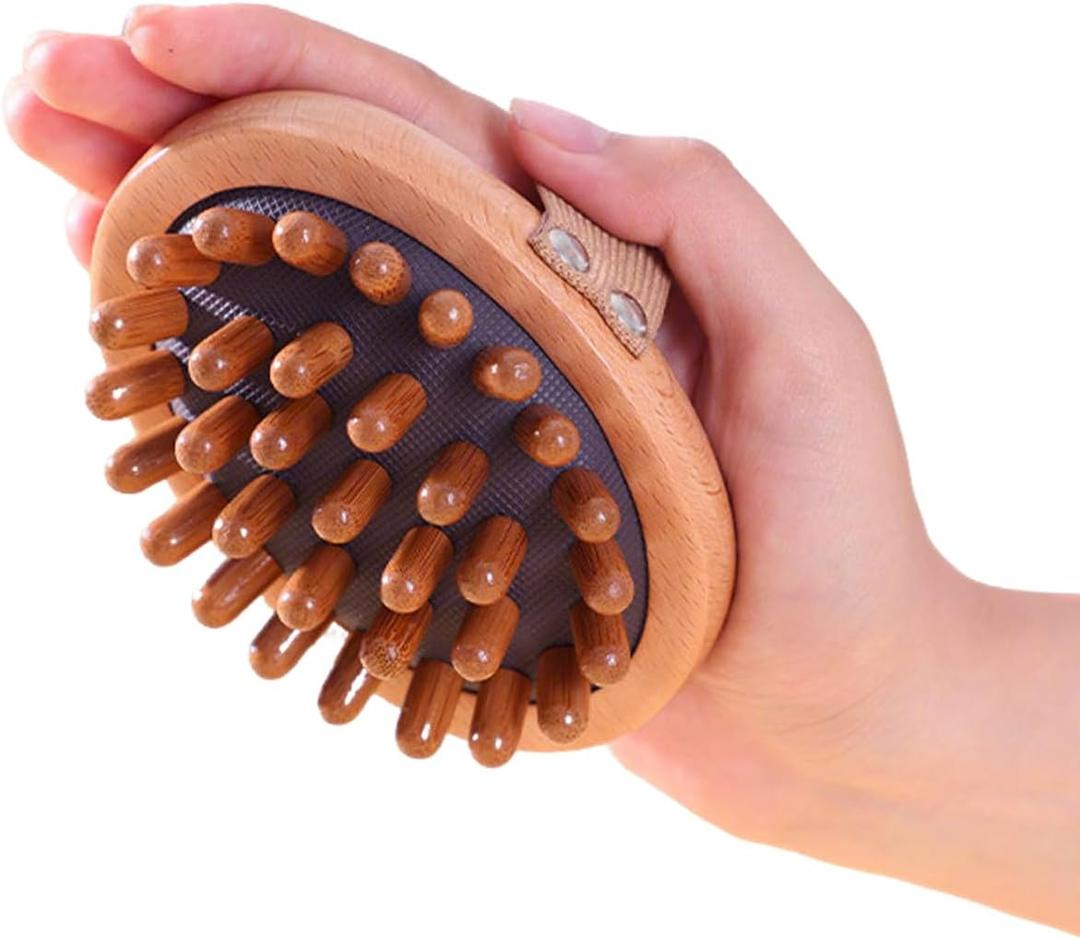 Body Gua Sha Tool Wood Therapy Massage Tool Body Brush for Cellulite Lymphatic Drainage Relieve Muscle Pain