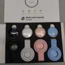 4 Pack Android Air Trackers,2026 New Key Finder for Android,Compatible with Google Find Hub App,with 4 Case, IP66 Waterproof,Luggage,Keys,Backpack Trackers,4colors (Round 4 Colors)