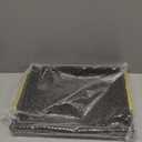 16"x12" Serving Trays with Handles, Black Decorative Serving Tray, Ottoman Trays for, Living Room, Bathroom, and Outdoors Decorative Trays (Black)