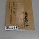 MFLABEL Half Sheet Shipping Labels - 200 Self Adhesive Sticker Sheets for Laser & Inkjet Printers, Waterproof & Smudge-Free, with 12 Free Fragile Labels for Packaging, Shipping and Crafting (8.5" x 5.5" (2-up))