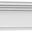 Ekena Millwork CRH07X33 33-Inch Bottom Width x 36 1/2-Inch Top Width x 7 1/4-Inch H x 1-Inch P Crosshead with Trim